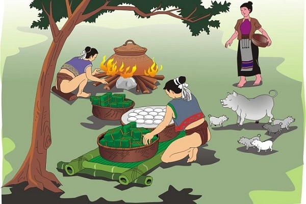 Hoàng tử Lang Liêu là người sáng tạo ra món bánh Chưng bánh Giầy 